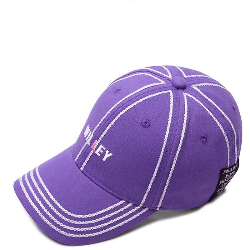 19Spring and Autumn New Letter Embroidery Baseball Cap for Men and Women - Korean Fashion Outdoor Trendy Hat