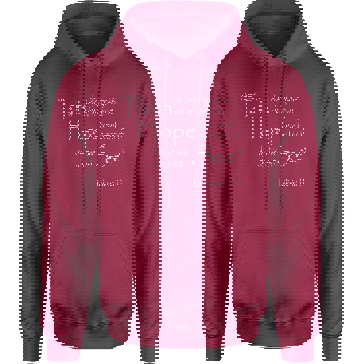 Faith Hope Hebrews 11:1 Bible Verse Hoodie