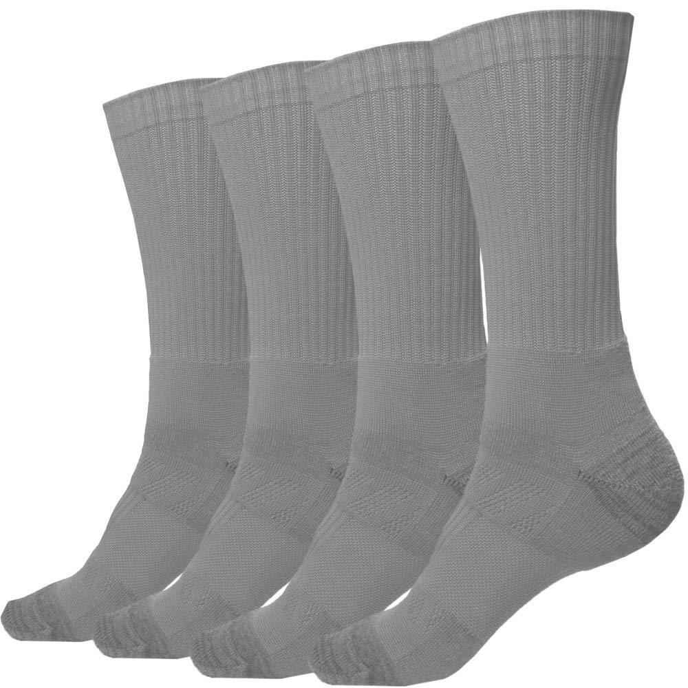 2 Pack of Men's Premium Athletic Sports Team Crew Socks for Football, Basketball, and Lacrosse