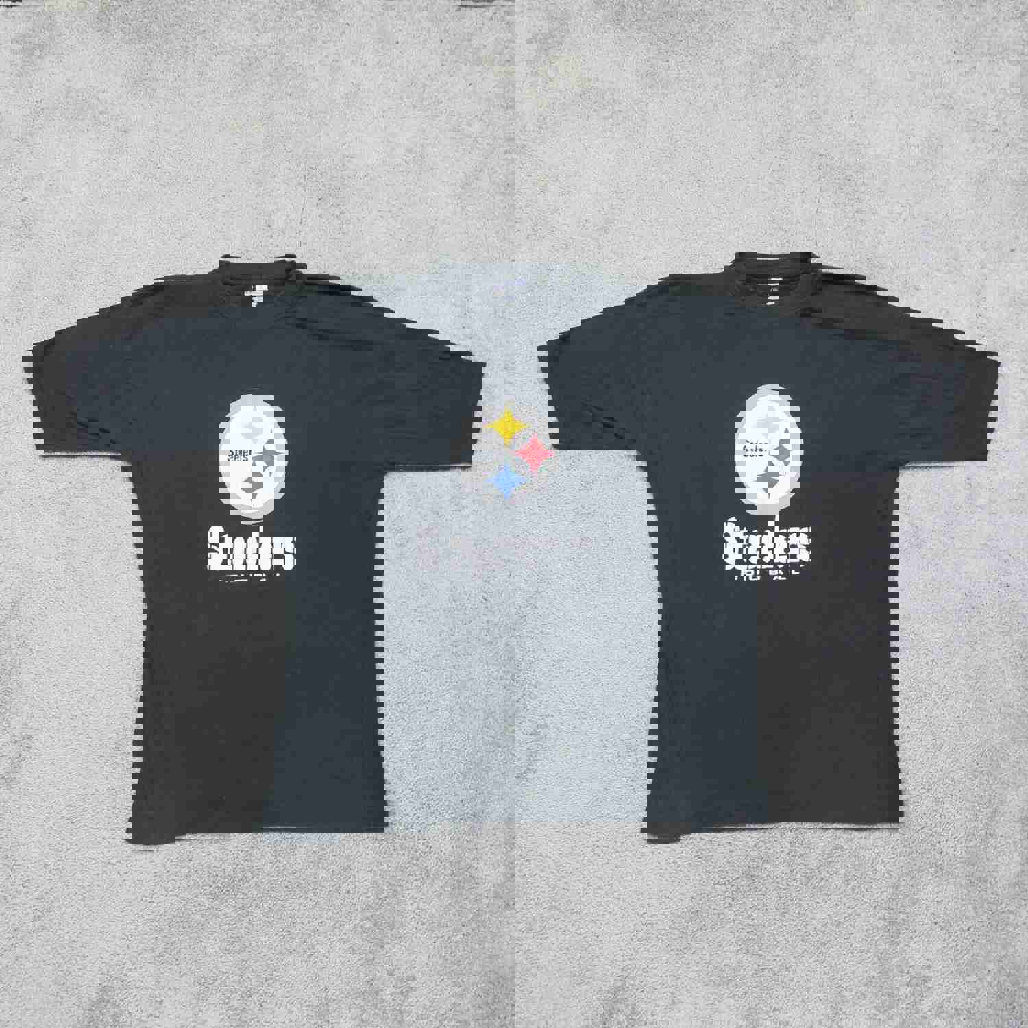 NFL Women's 3XL Black 100% Cotton Short Sleeve Steelers Football Sports Tee