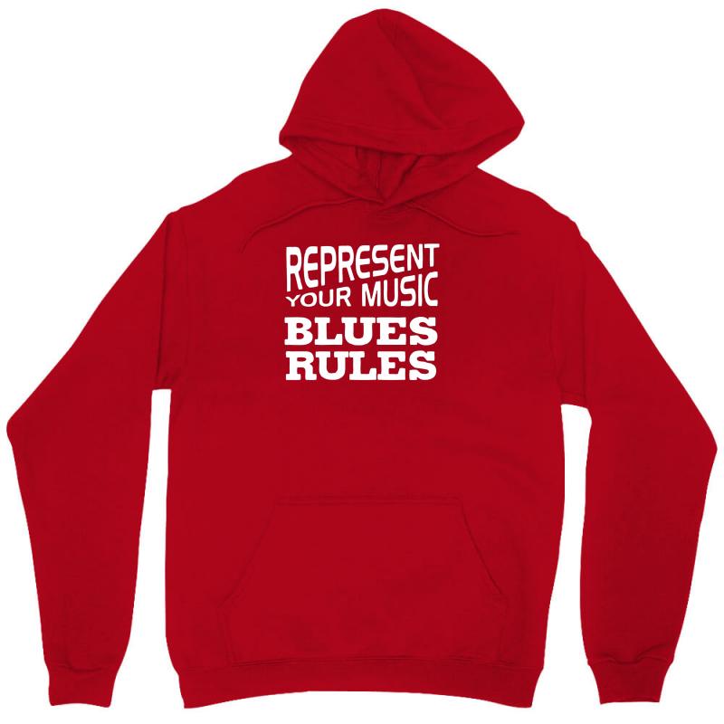 blues rules Unisex Hoodie - Comfortable & Stylish