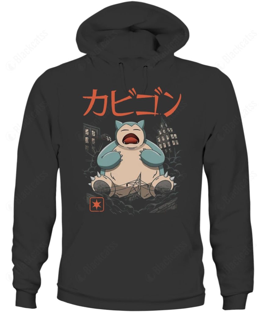 PKM Snorlax Sleeping Kaiju Custom Graphic T-Shirt