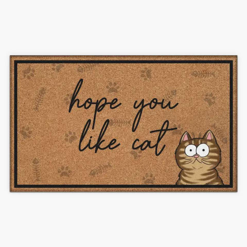 Personalized Custom Doormat for Cat Lovers - Unique Gift for Birthdays, Mothers Day, Fathers Day