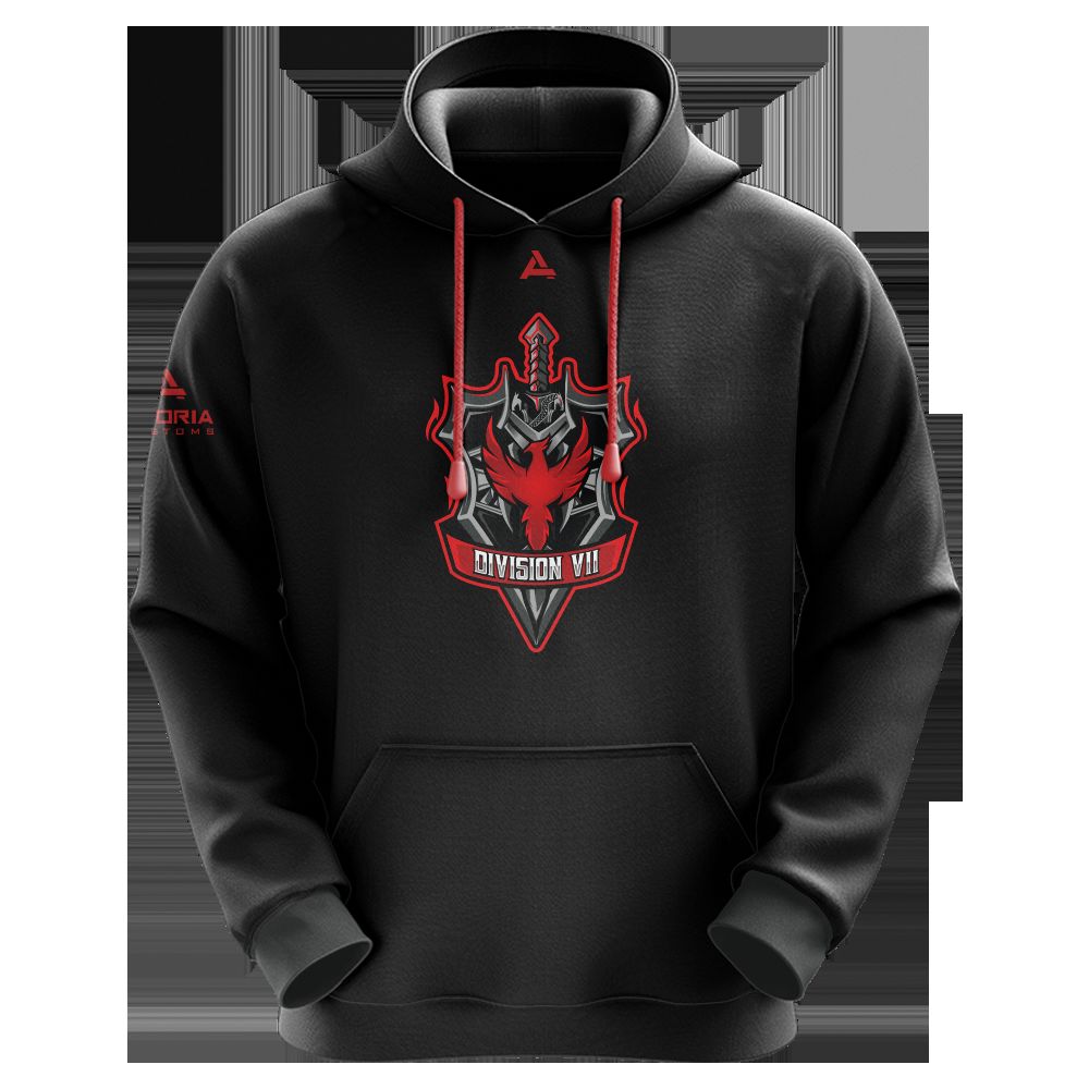Division VII Sublimated Hoodie - Custom Fitted Polyester Hoodie