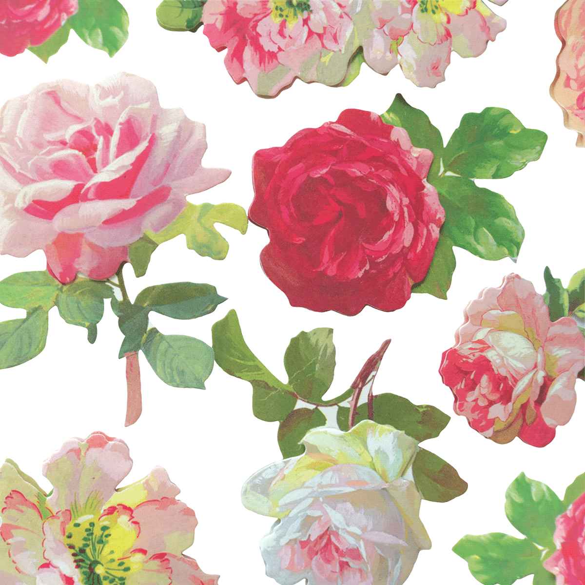 Favorite Flower Stickers - 3D Floral Embellishments for Creative Projects