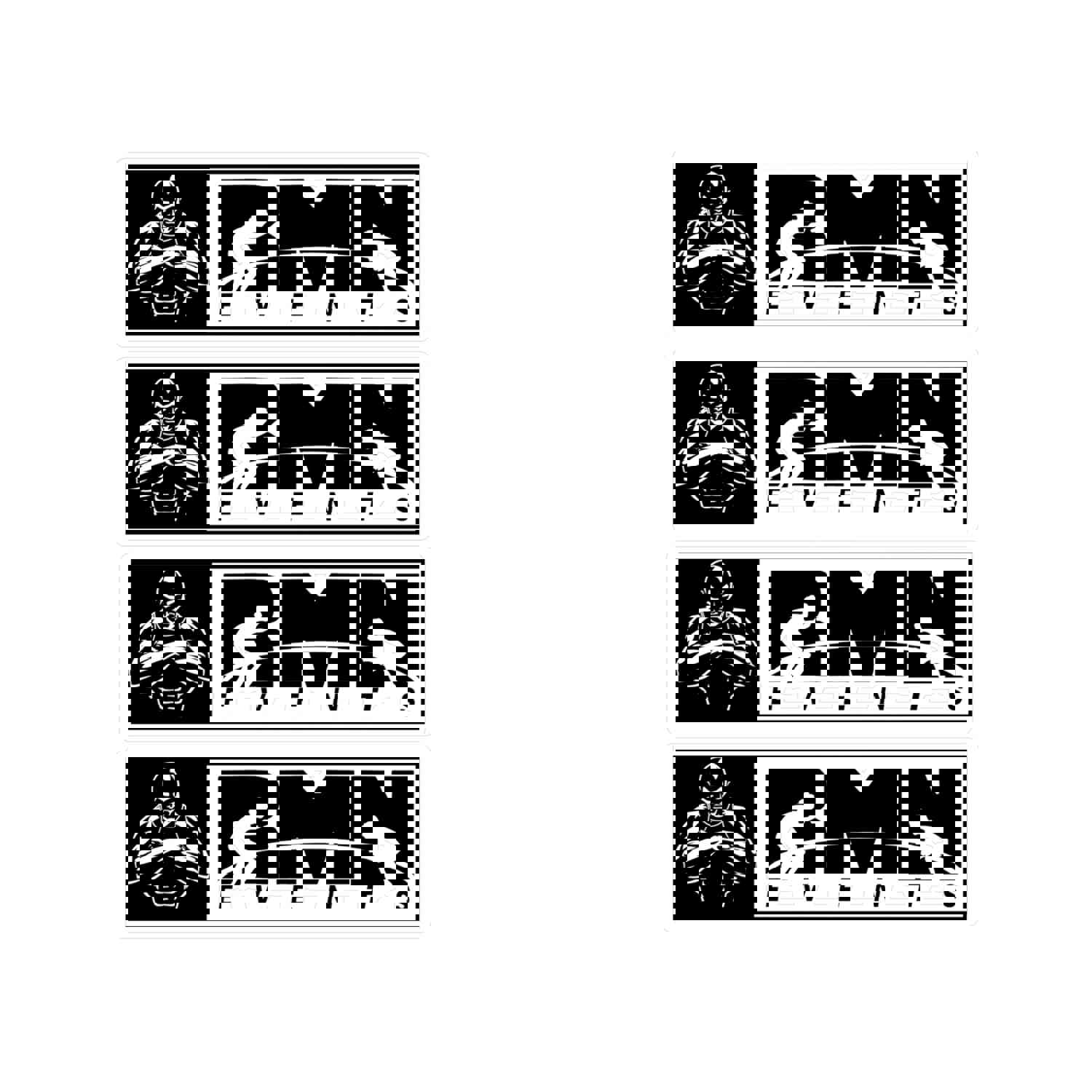 RMN Events Kiss-Cut Vinyl Decals - High Quality, Waterproof & UV-Resistant