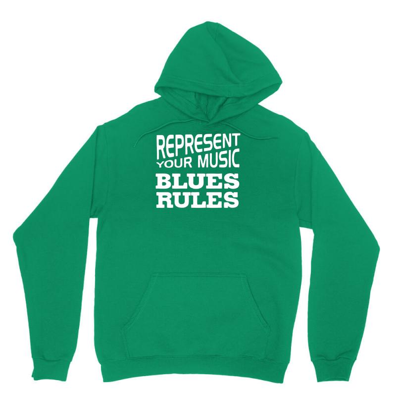 blues rules Unisex Hoodie - Comfortable & Stylish