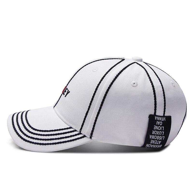 19Spring and Autumn New Letter Embroidery Baseball Cap for Men and Women - Korean Fashion Outdoor Trendy Hat