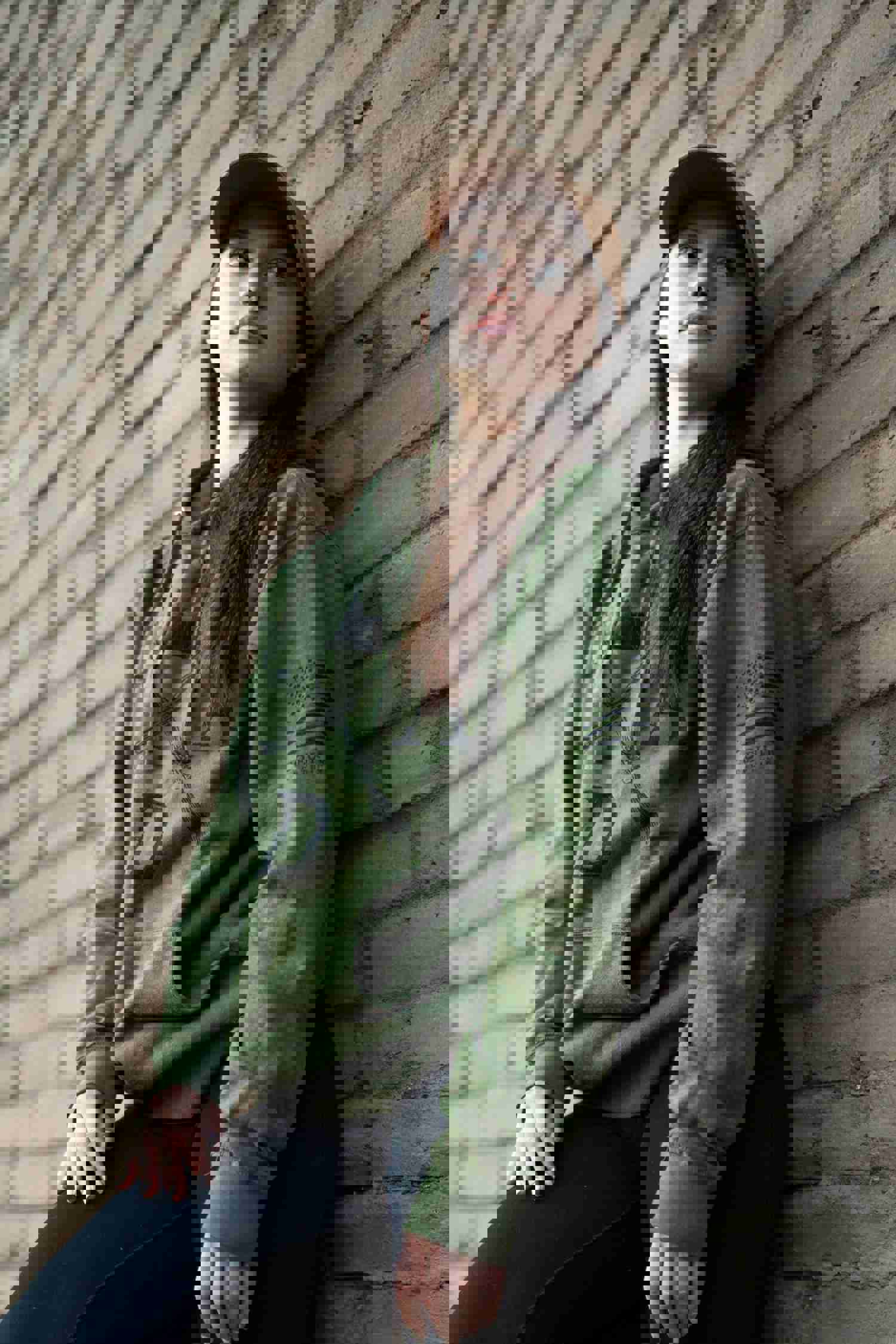 Military Green CDA Logo Musket Hoodie