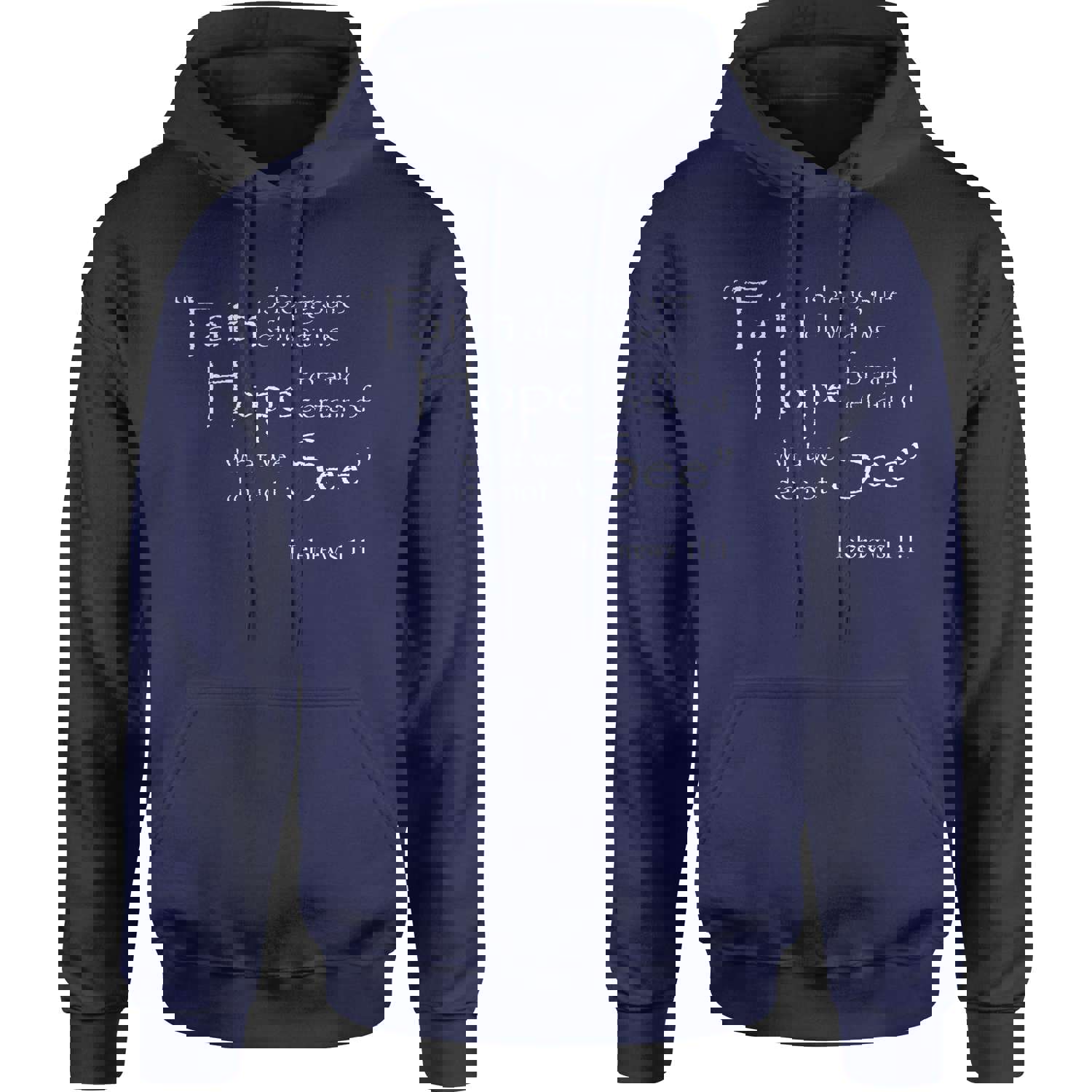 Faith Hope Hebrews 11:1 Bible Verse Hoodie