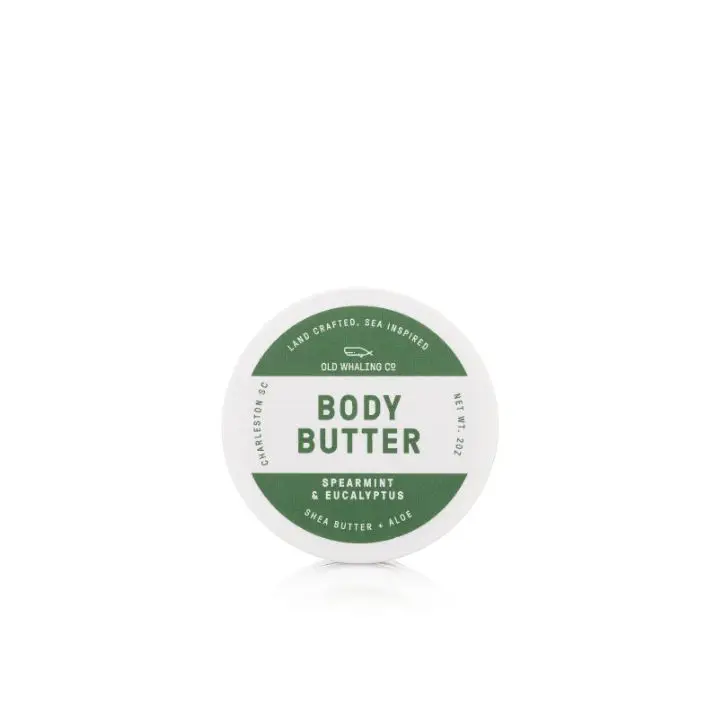 Old Whaling Body Butter Spearmint & Eucalyptus 2oz Travel Size