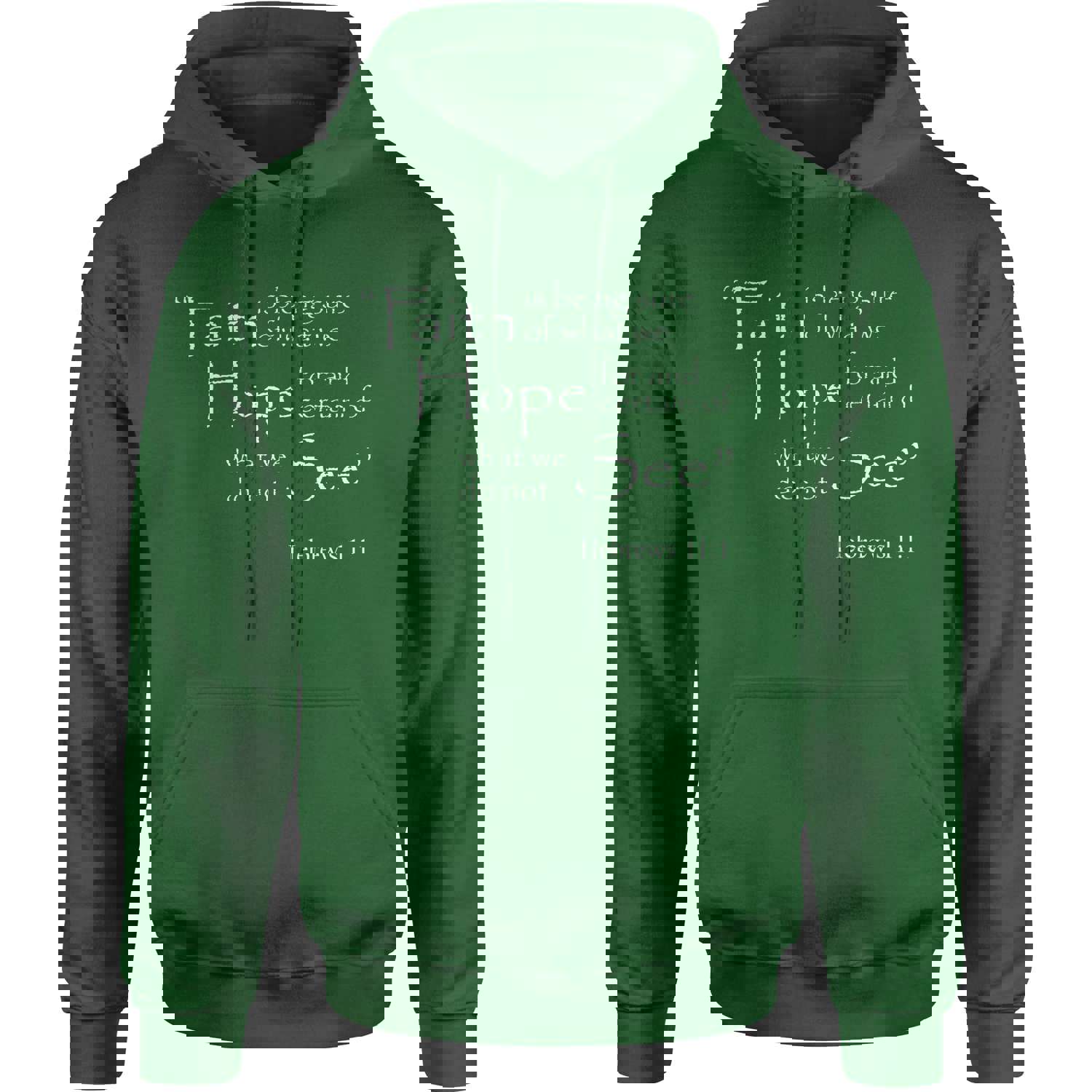 Faith Hope Hebrews 11:1 Bible Verse Hoodie