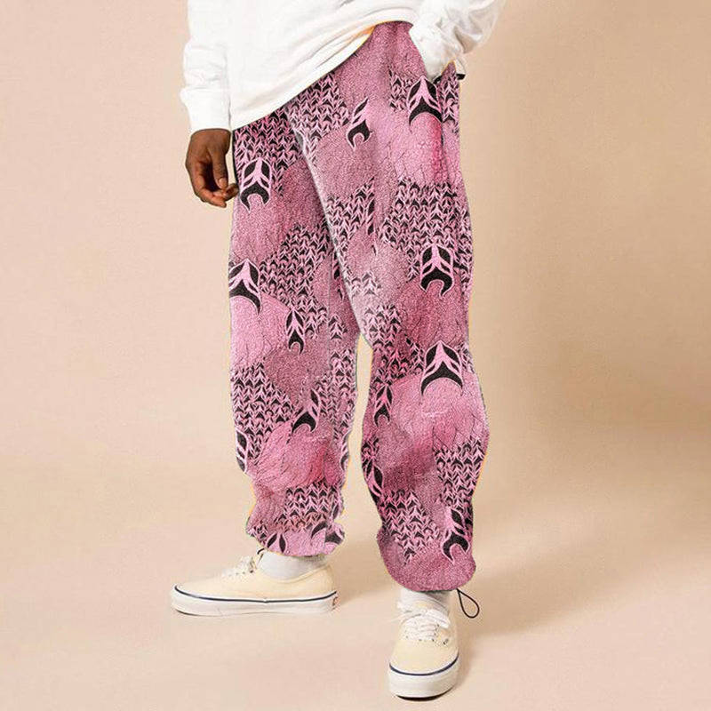 Fall/Winter Fashion Print Trend Men's Casual Pants
