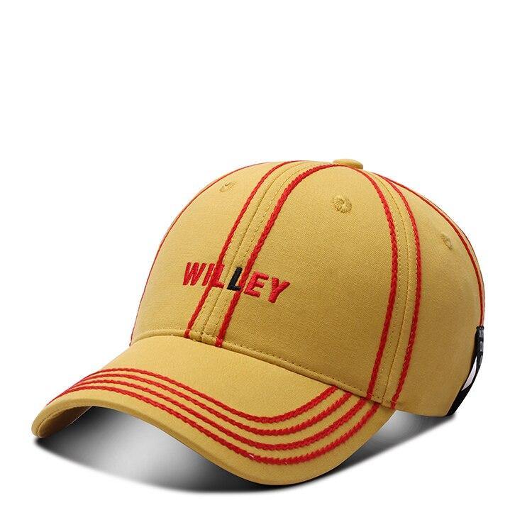 19Spring and Autumn New Letter Embroidery Baseball Cap for Men and Women - Korean Fashion Outdoor Trendy Hat