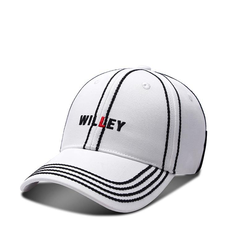 19Spring and Autumn New Letter Embroidery Baseball Cap for Men and Women - Korean Fashion Outdoor Trendy Hat