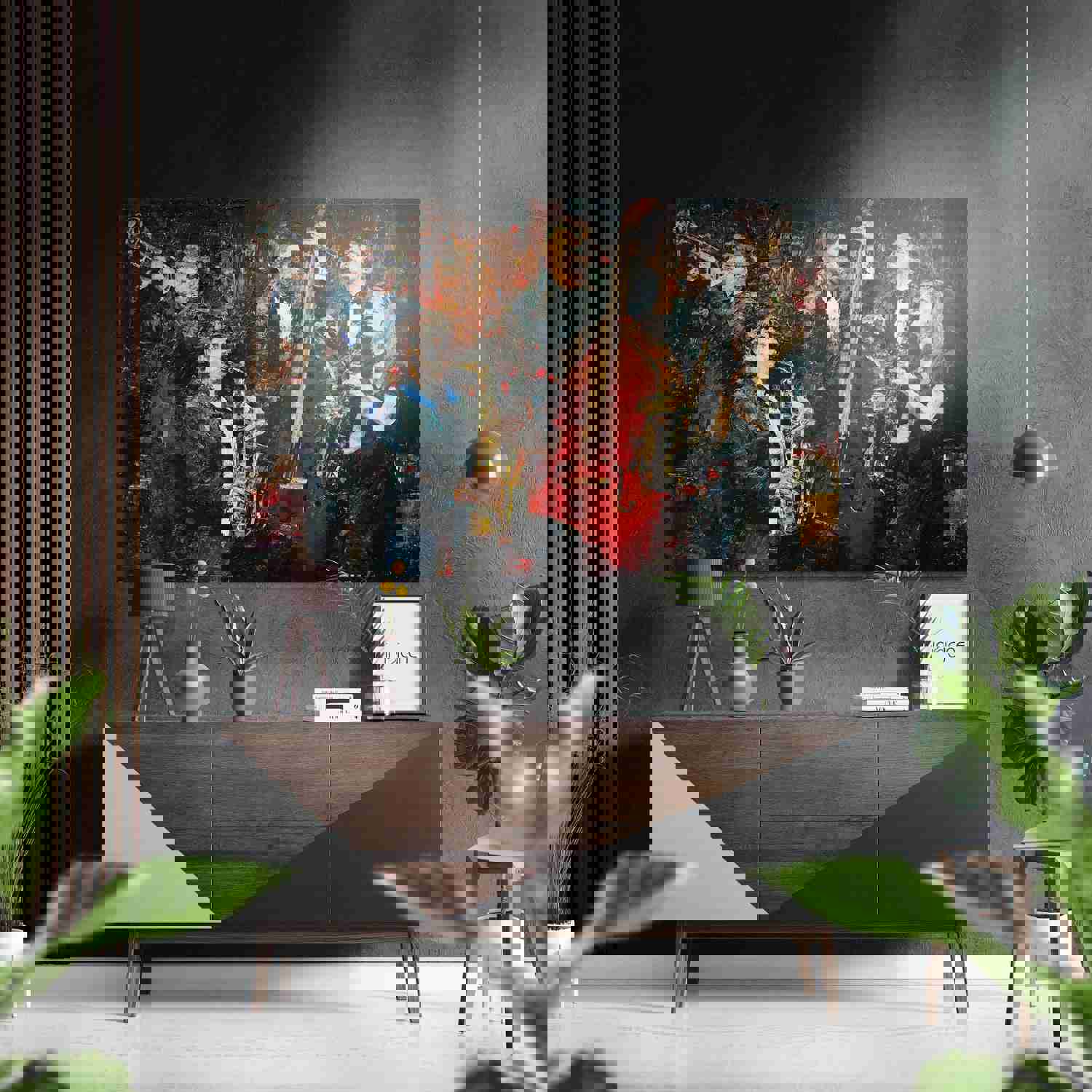 Music Brushed Aluminium Dibond Wall Art