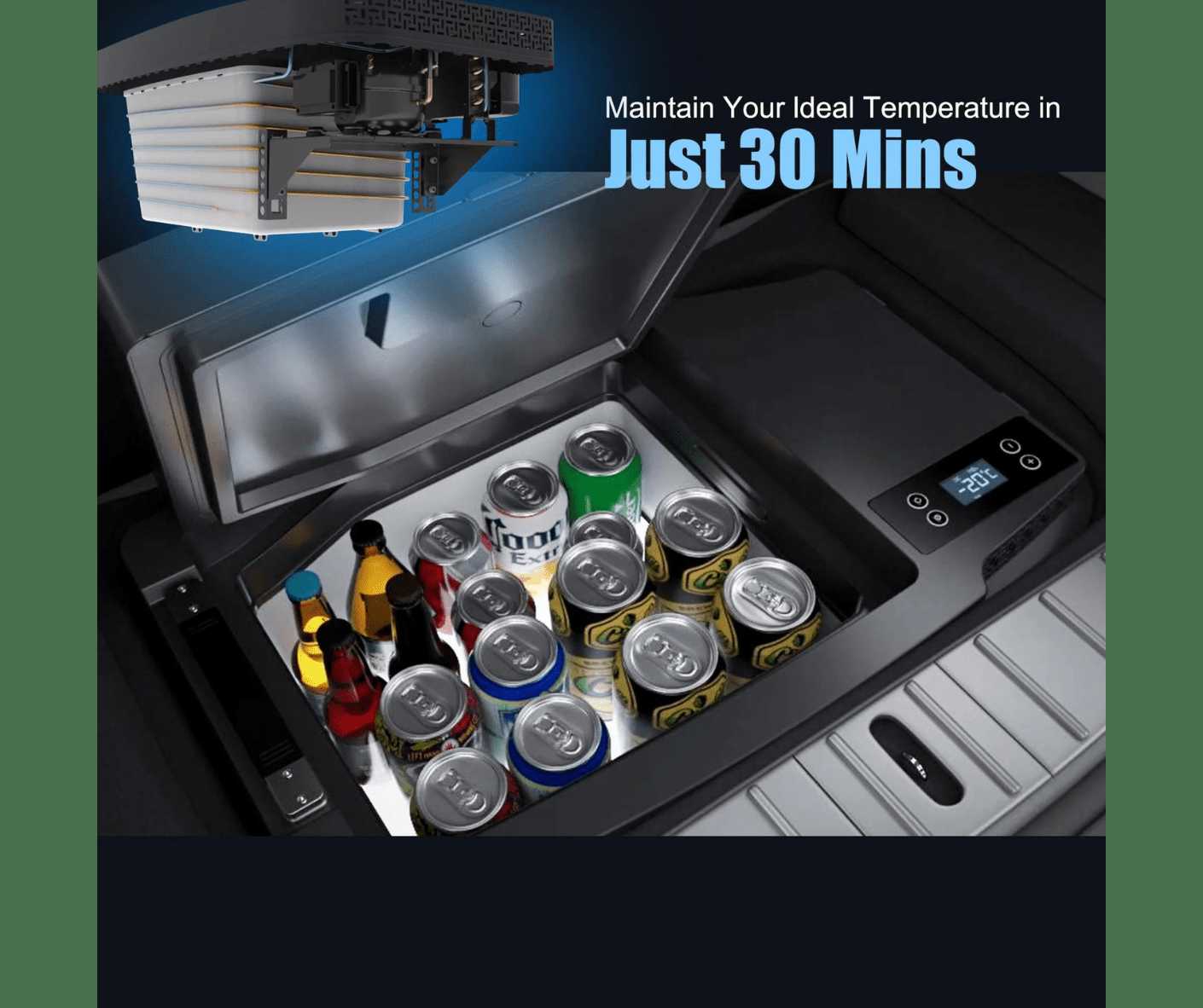 Acopower Portable Freezer 20L for Tesla Model 3