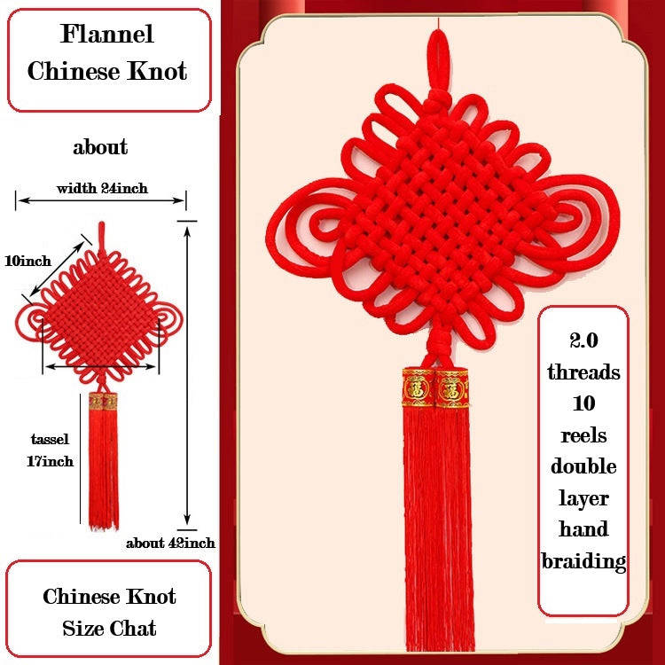 Chinese Knot - Traditional Lunar New Year Decoration for Home and Office