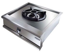 Capital GRT24WK Precision Series Gas Power Wok - 30K BTU Sealed Burner for Indoor Use