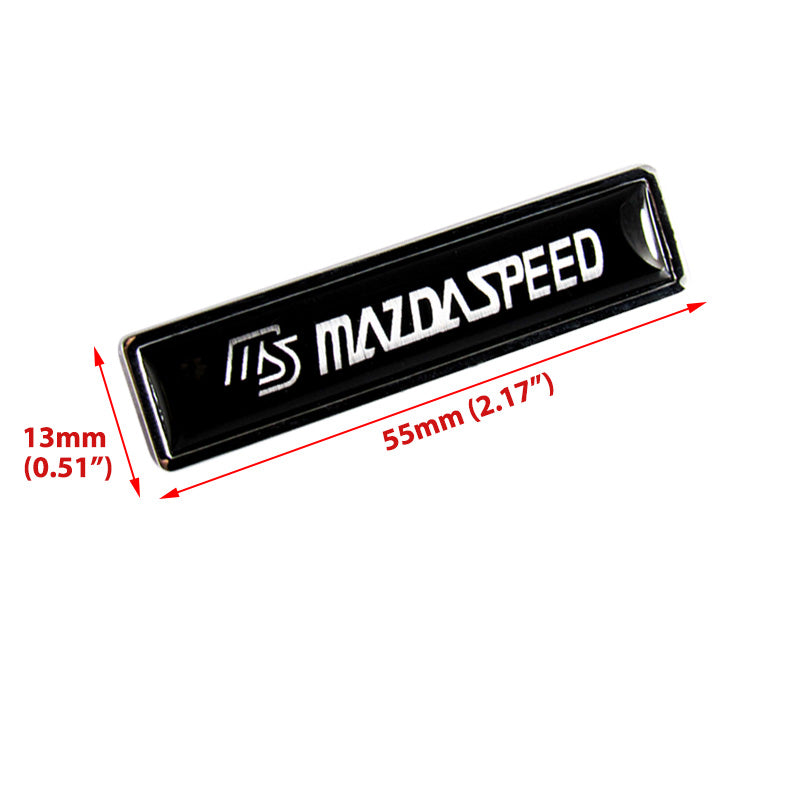 MAZDASPEED Luxury Auto Car Body Fender Metal Badge Sticker Decal 2PCS