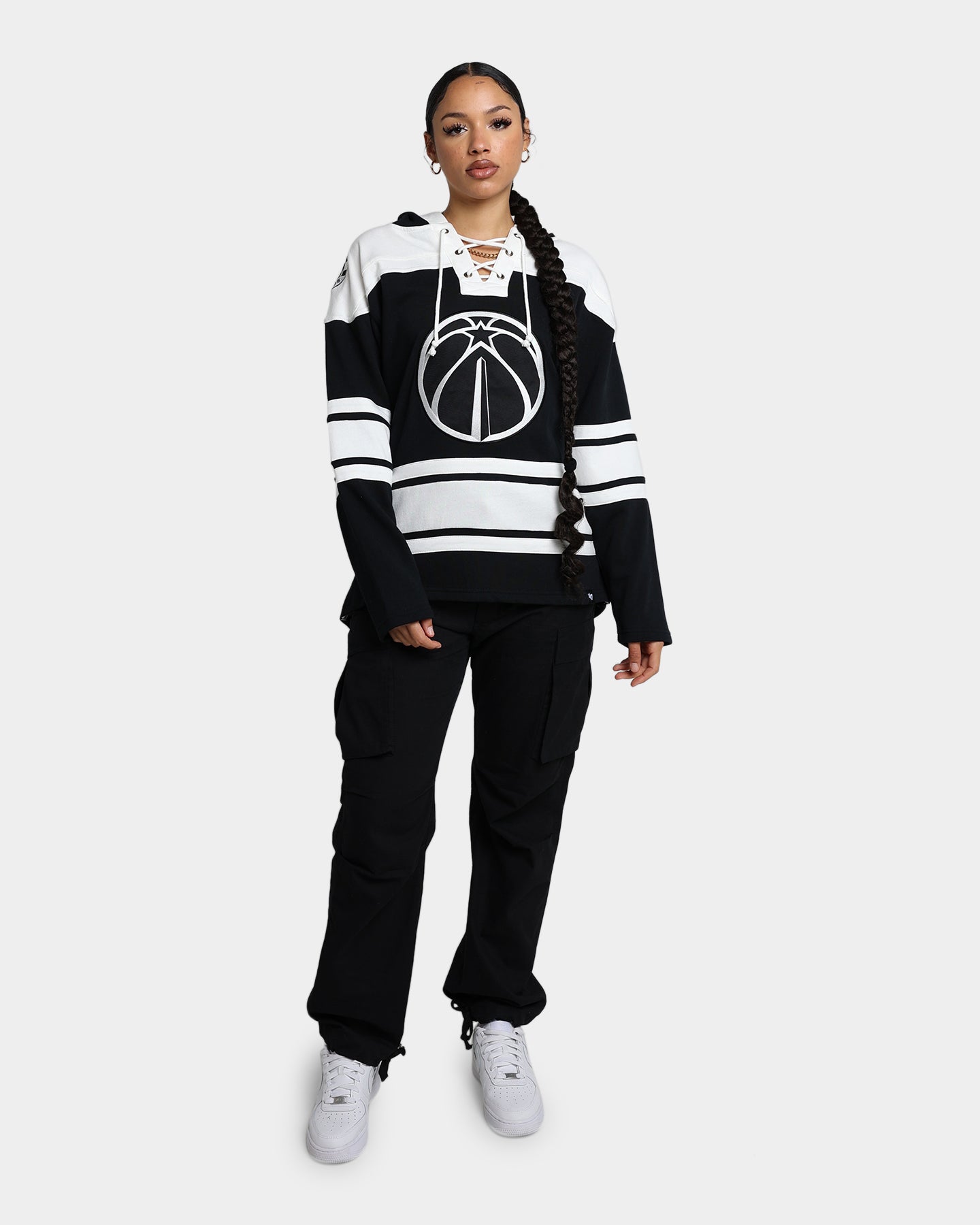 47 Brand Washington Wizards Superior Lacer Hoodie Jet Black