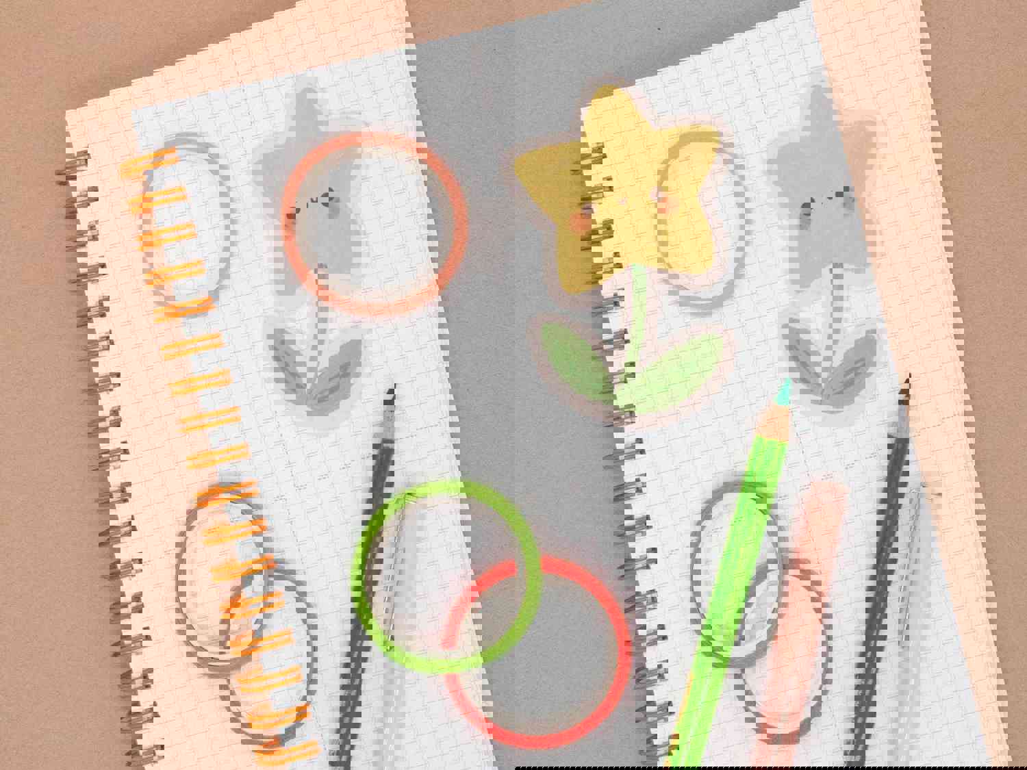 Star Flower Vinyl Sticker