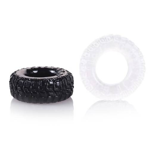 Elastic Tire Cockring Set by Yiwa Healthcare - Soft & Flexible (2 Pieces)