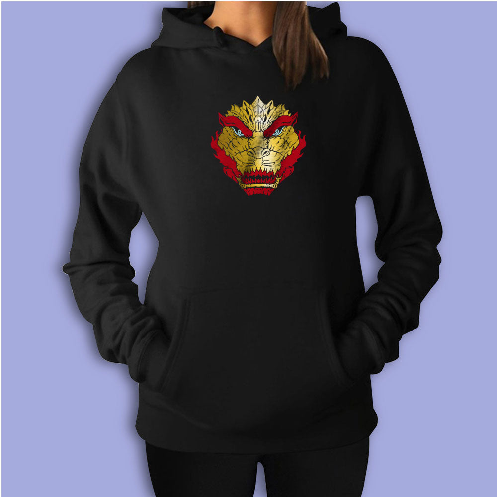 Iron Monster Godzilla Ironzilla Iron Man Parody Women's Hoodie