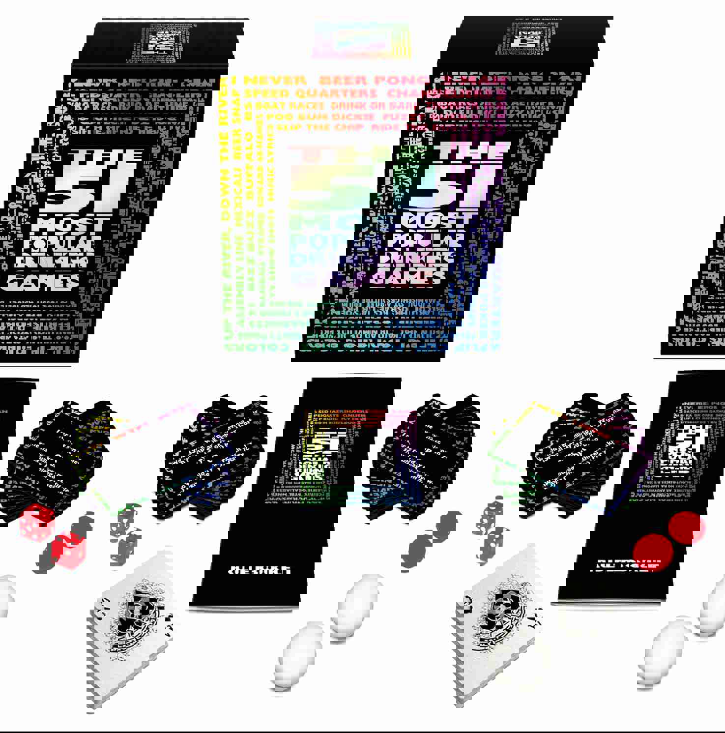 51 Most Popular Drinking Games - Ultimate Party Card Set