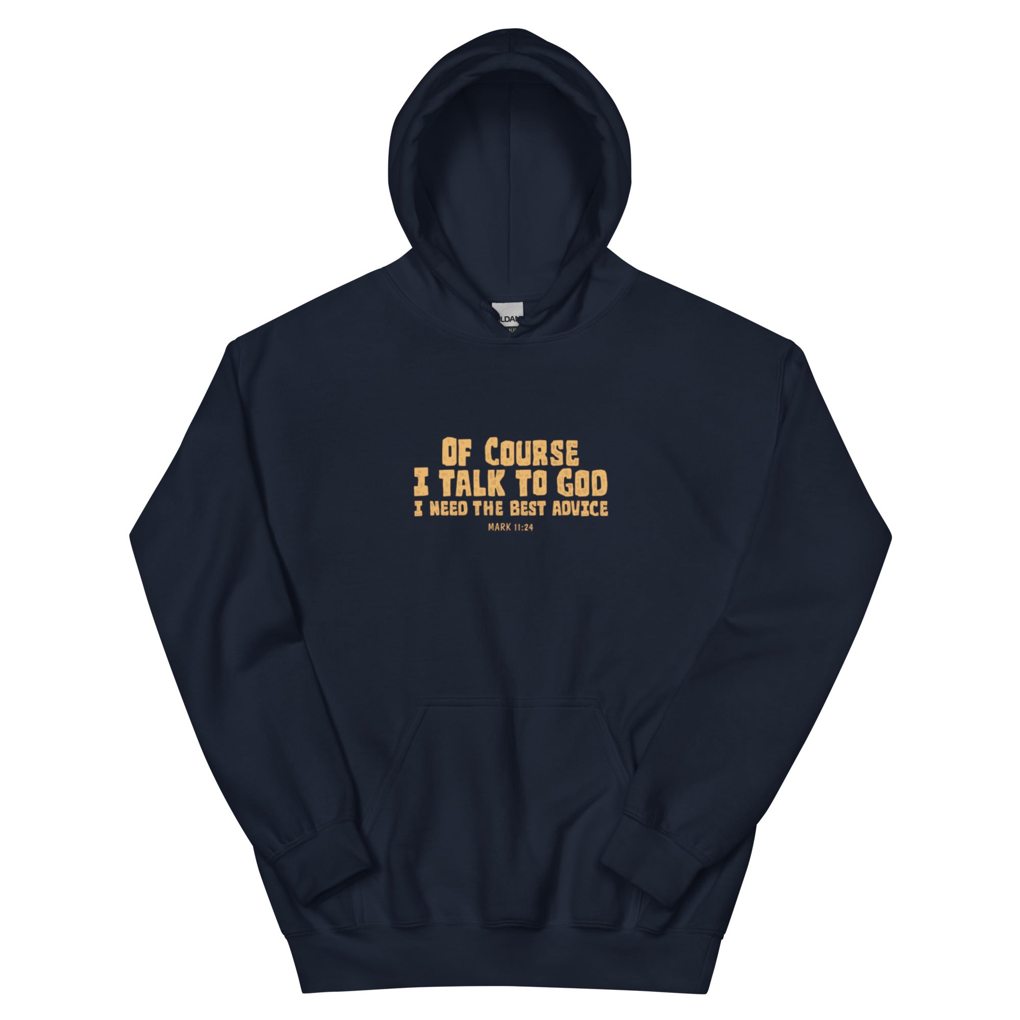F&H Christian Of Course I Talk to God Mens Hoodie