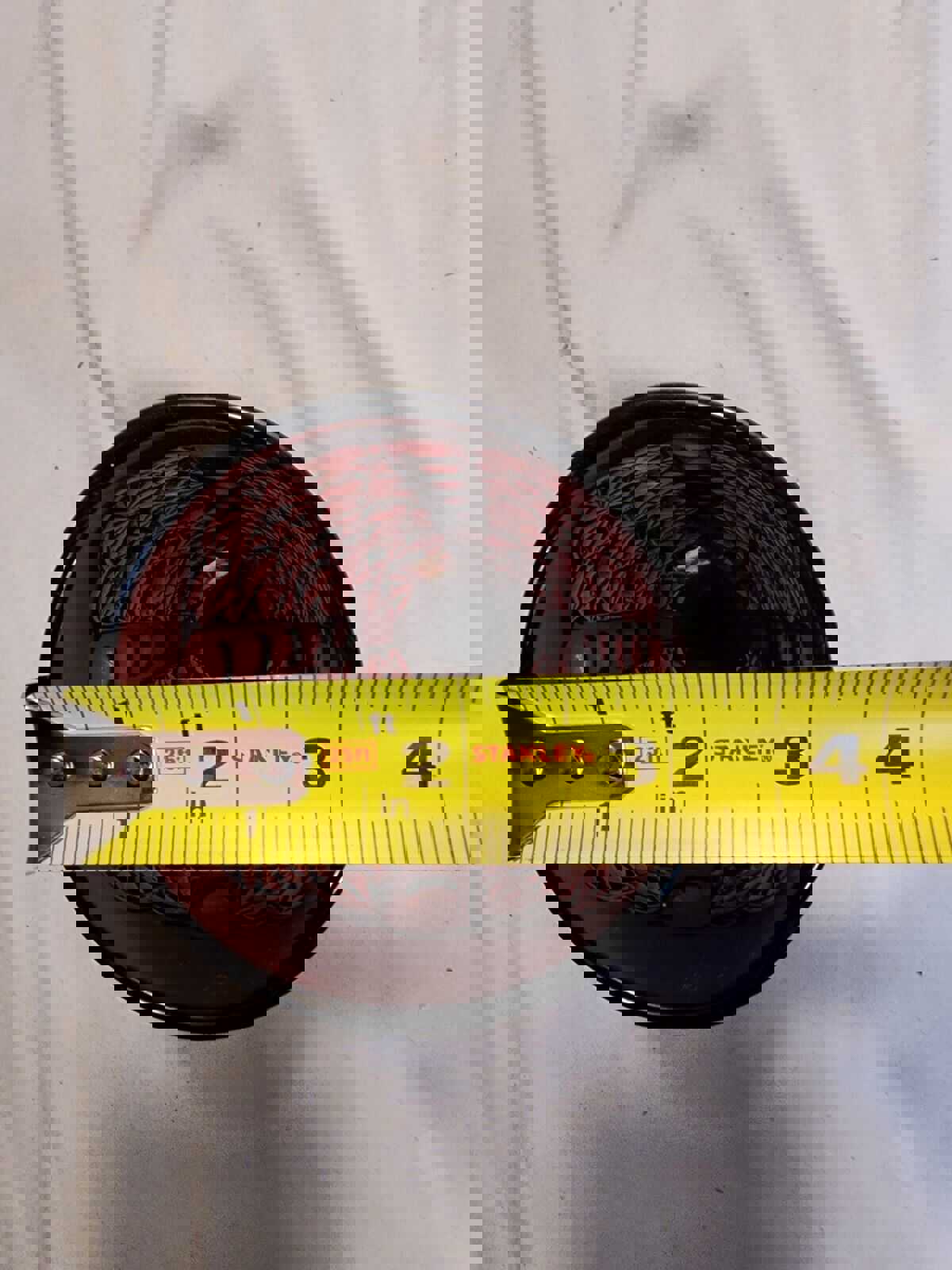 Vintage LG Wright Amethyst Pressed Glass Daisy & Button Straight Band Wine Glass