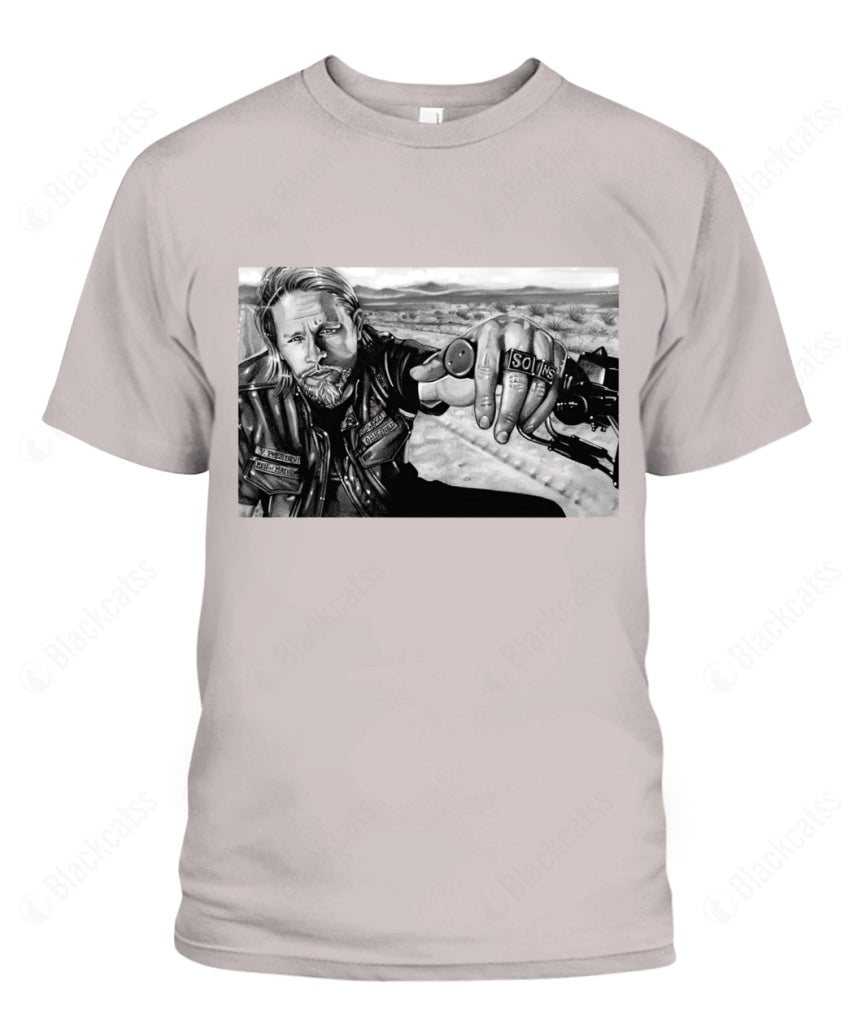 SOA 5 Jax Teller Custom Graphic Apparel - Unisex Cotton T-Shirt