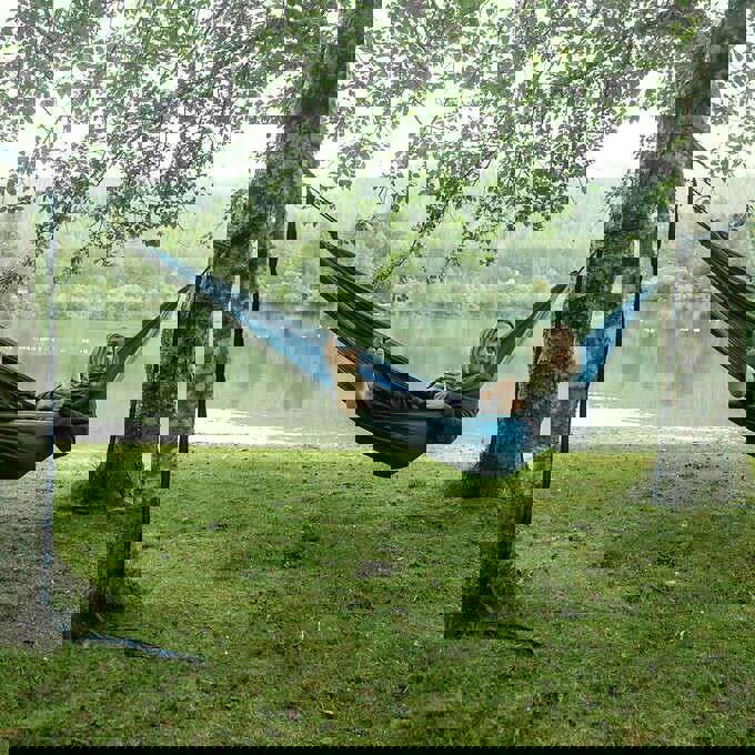 Cascade Mountain Tech Travel Hammock - 2-Person Portable Hammock for Outdoor Relaxation