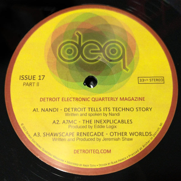 Detroit Electronic Quarterly (Vol 17 & 18 Part II) - Various Artists