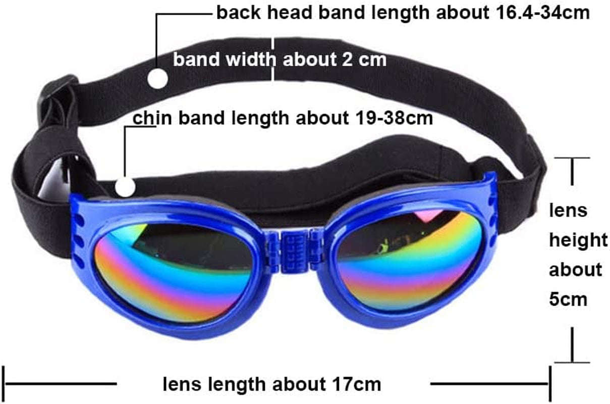 Foldable UV Protection Pet Glasses for Dogs and Cats - Fashion Sunglasses and Goggles