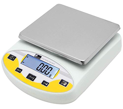 CGOLDENWALL High Precision Lab Scale 5000g/0.01g with Multiple Units & Functions