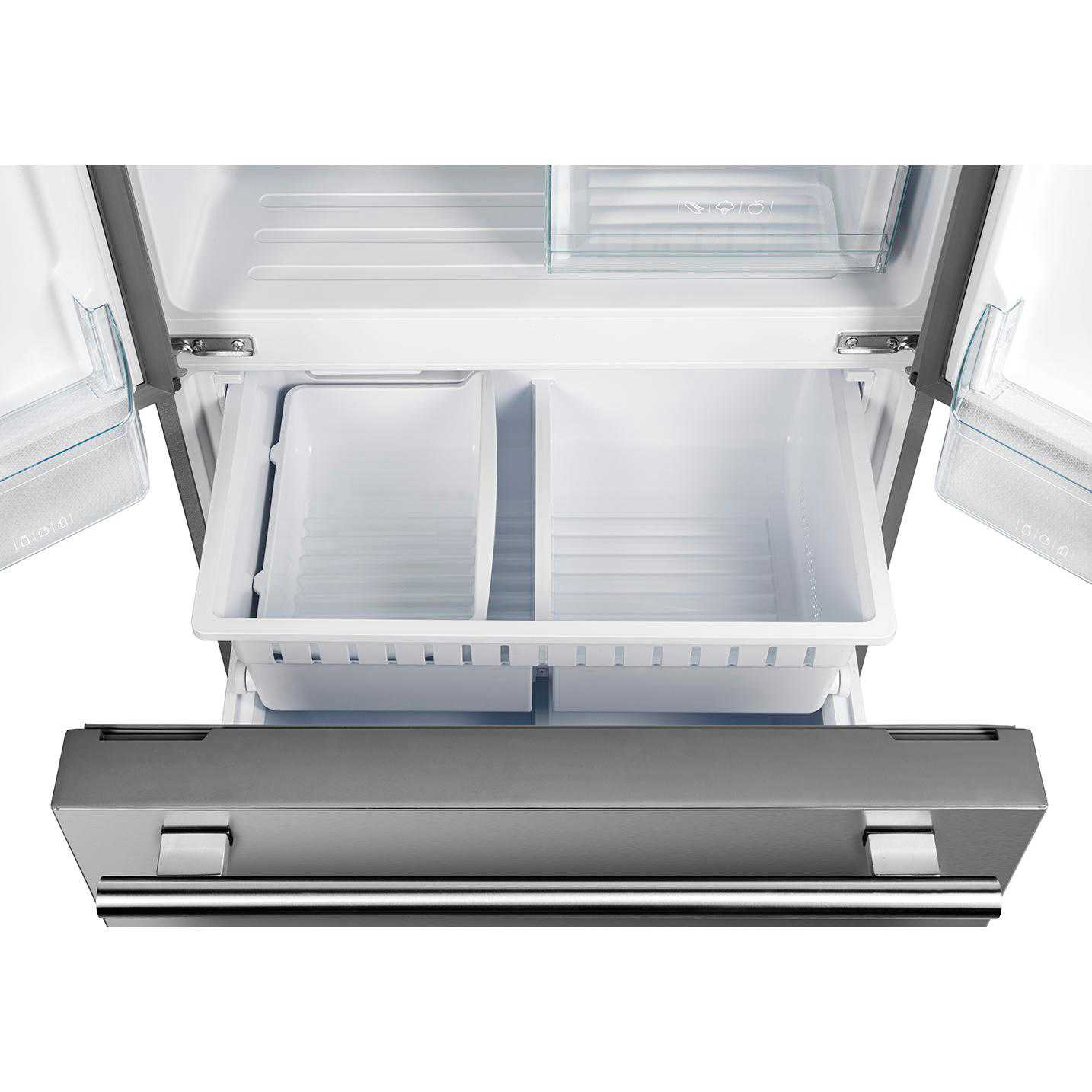 Forno 30-inch, 17.5 cu. ft. French 3-Door Refrigerator with Ice Maker