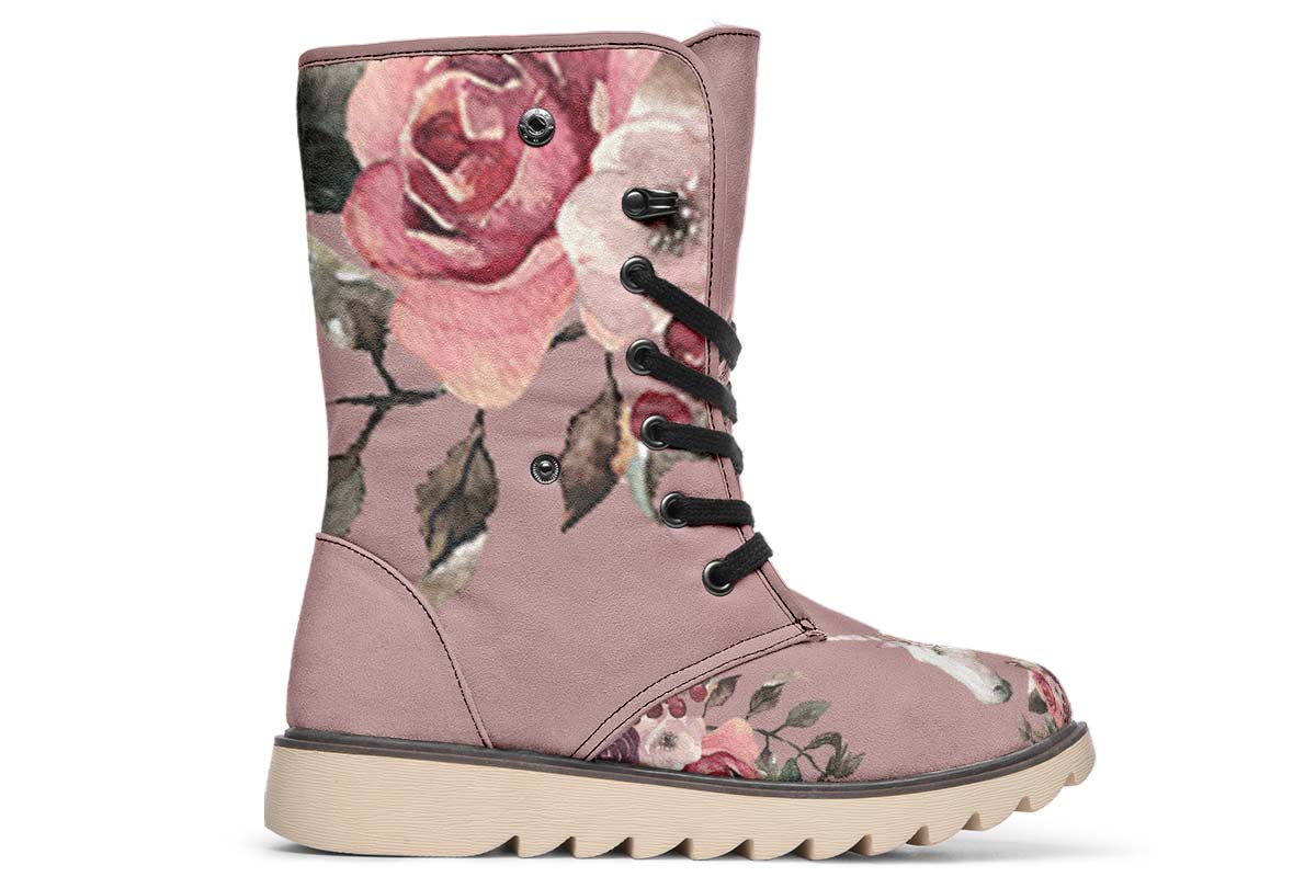 Floral Unicorn Polar Vibe Boots