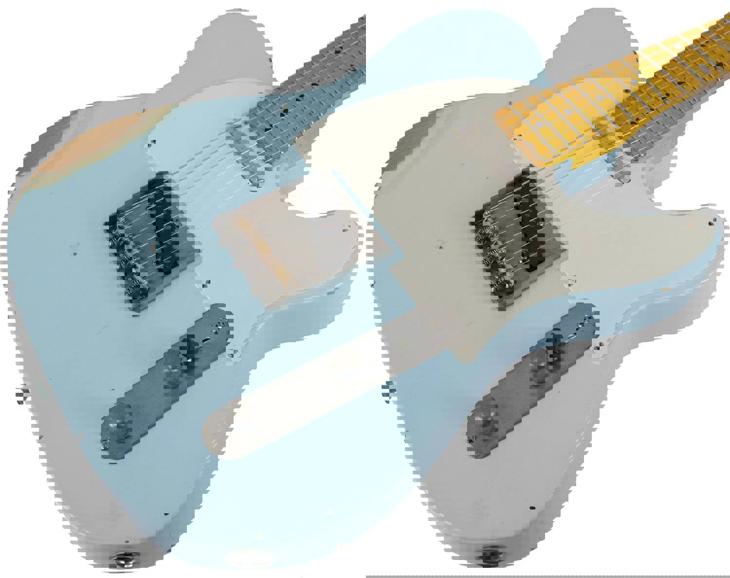 Nash T-57 Guitar, Sonic Blue, Medium Aging