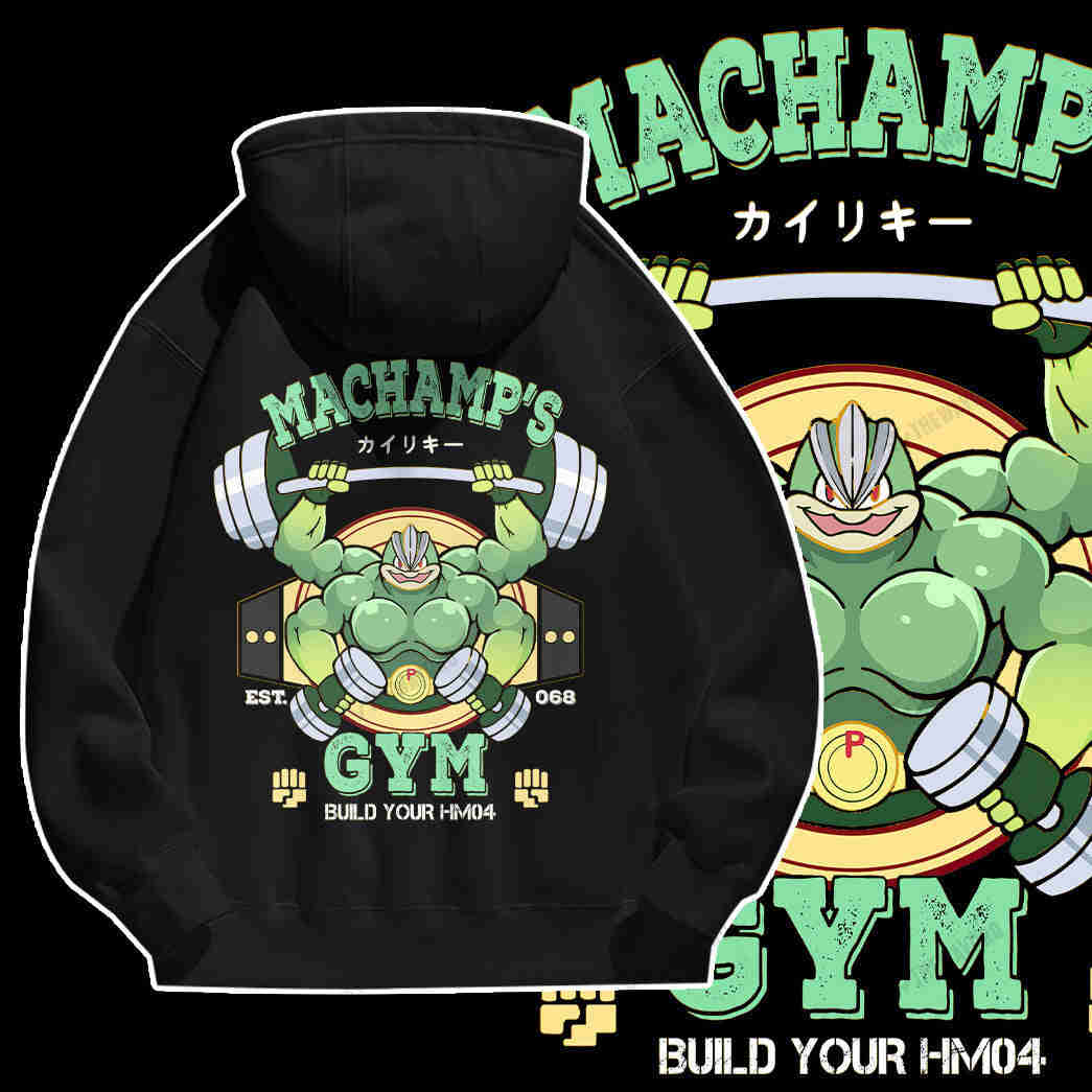Machamp Green Gym Custom Graphic T-Shirt