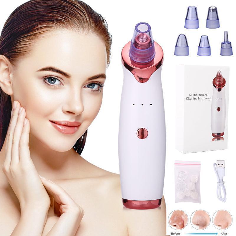Blackhead Remover Vacuum Suction Tool for Acne & Pore Cleaning
