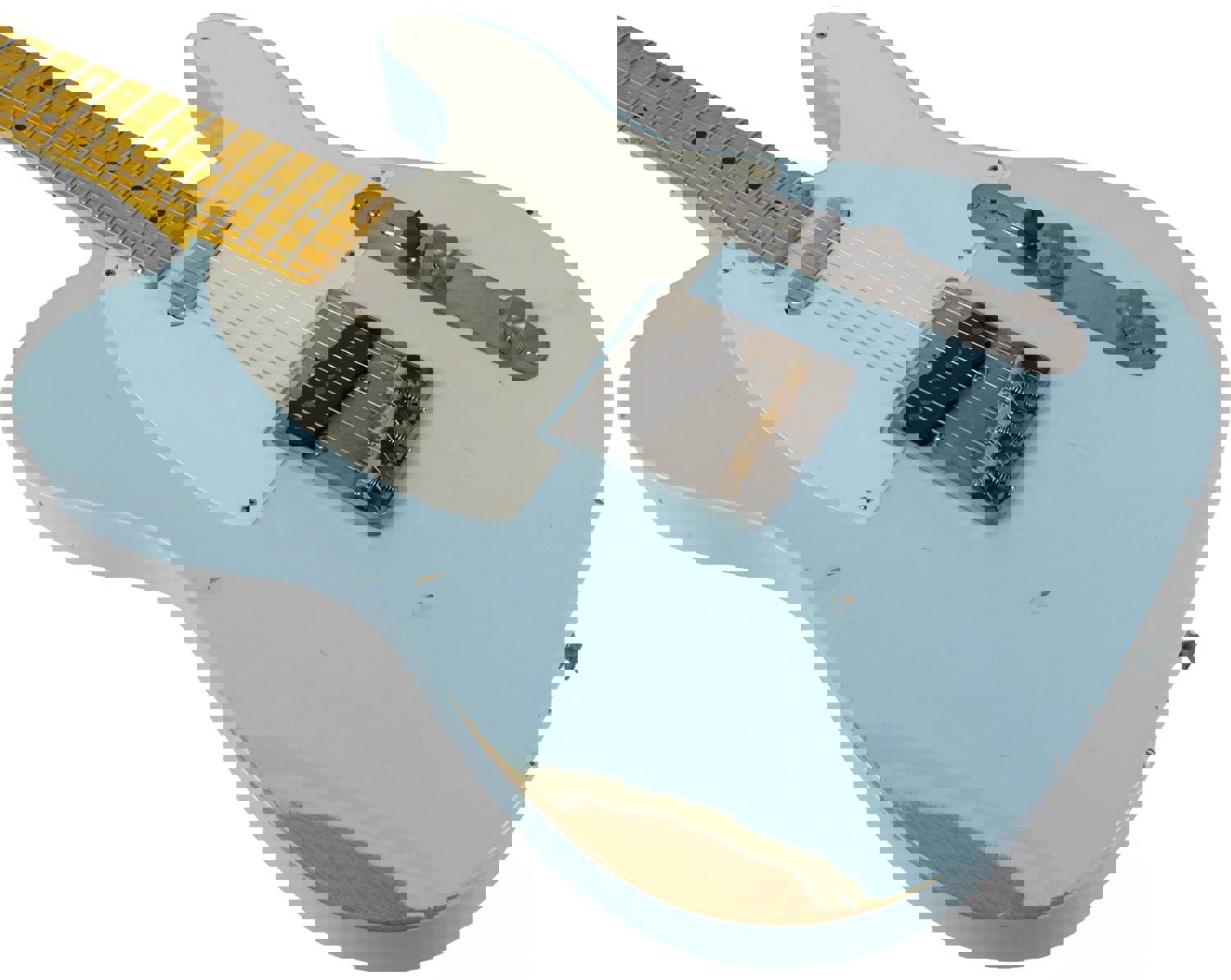 Nash T-57 Guitar, Sonic Blue, Medium Aging