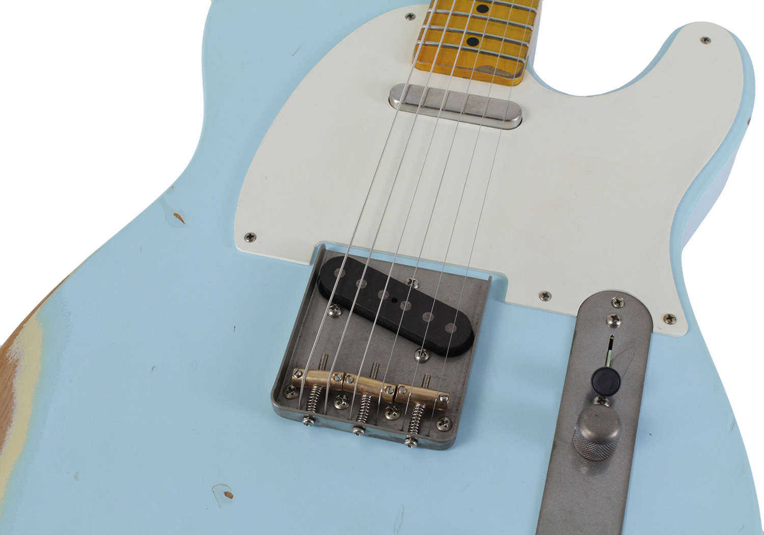 Nash T-57 Guitar, Sonic Blue, Medium Aging