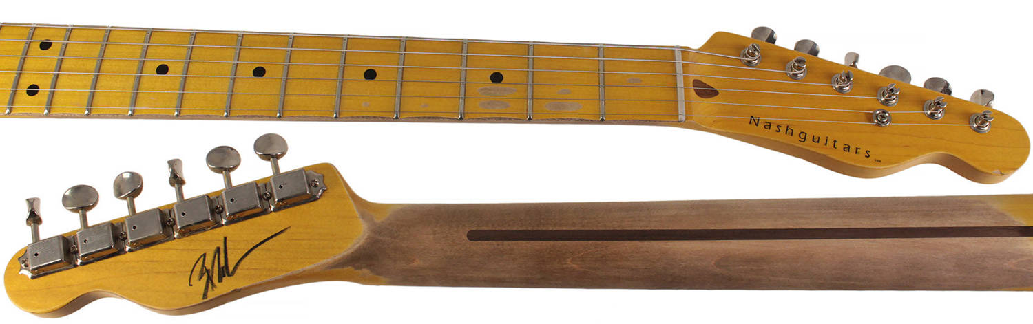 Nash T-57 Guitar, Silver Sparkle, Light Aging - Vintage Styled Tele Model