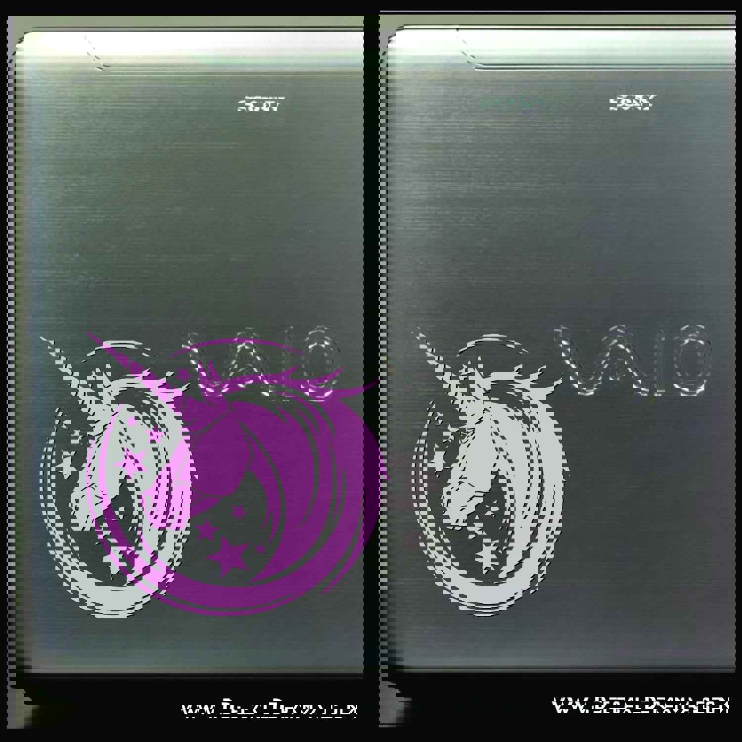 Unicorn Magic Stars Vinyl Car/Laptop Decal - Mythical Creature Design