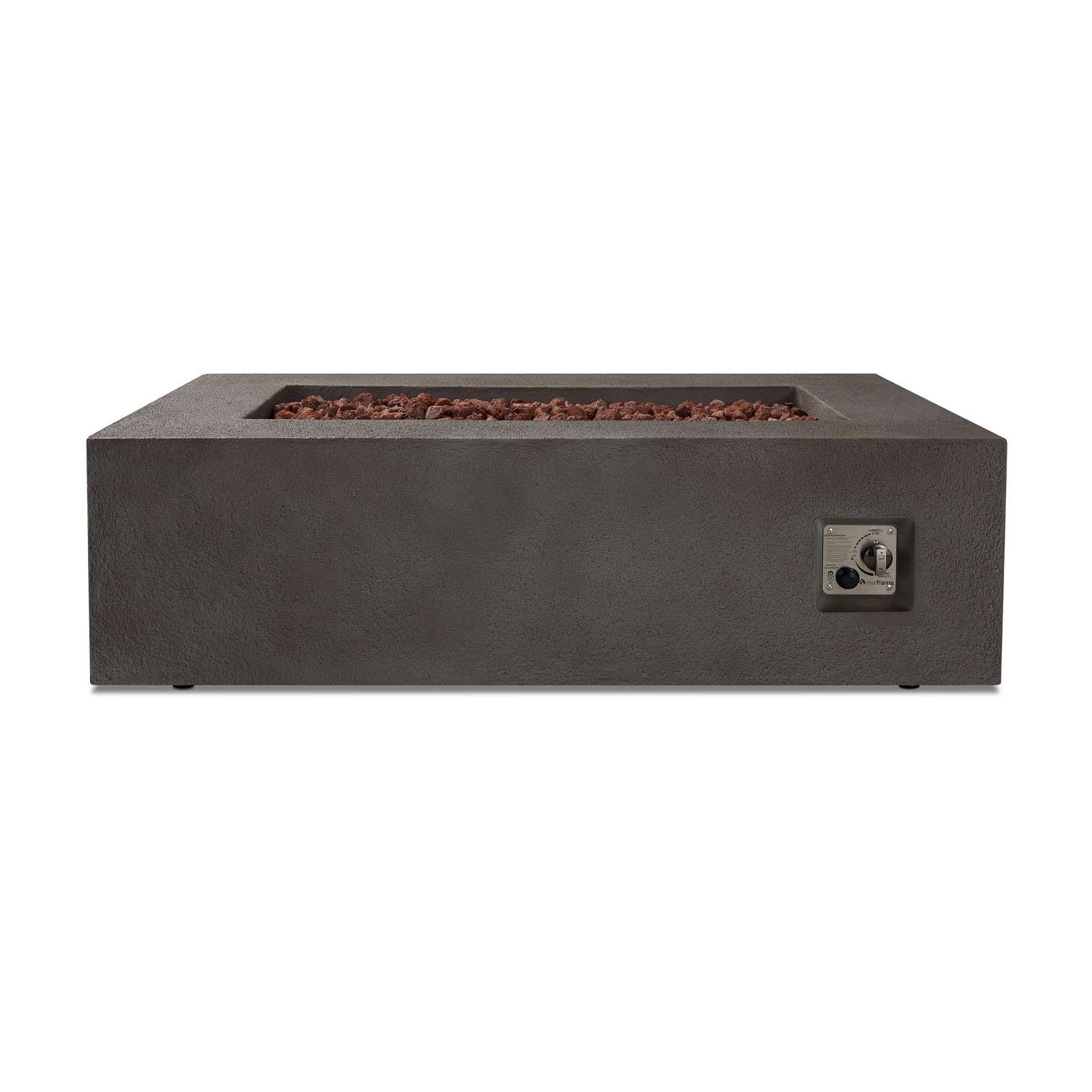 Real Flame Baltic Rectangle Propane Fire Pit Table | 9750LP-GLG