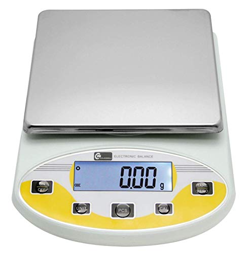 CGOLDENWALL High Precision Lab Scale 5000g/0.01g with Multiple Units & Functions