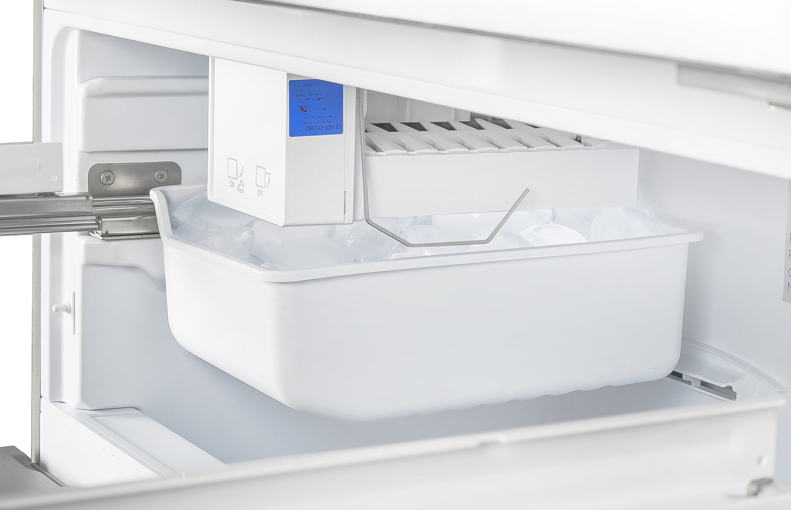 FORNO 35 Inch 17.5 cu ft French Door Refrigerator with Ice Maker in Stainless Steel