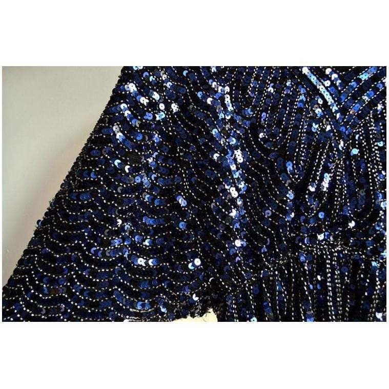 Fashion Chiffon Sequined Blouse