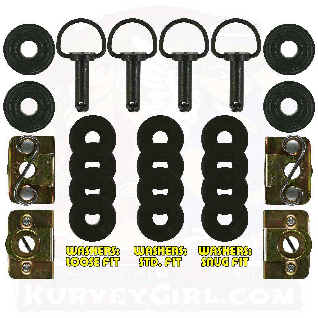 HD Saddlebag Mounting Kit - Black Oxide Finish